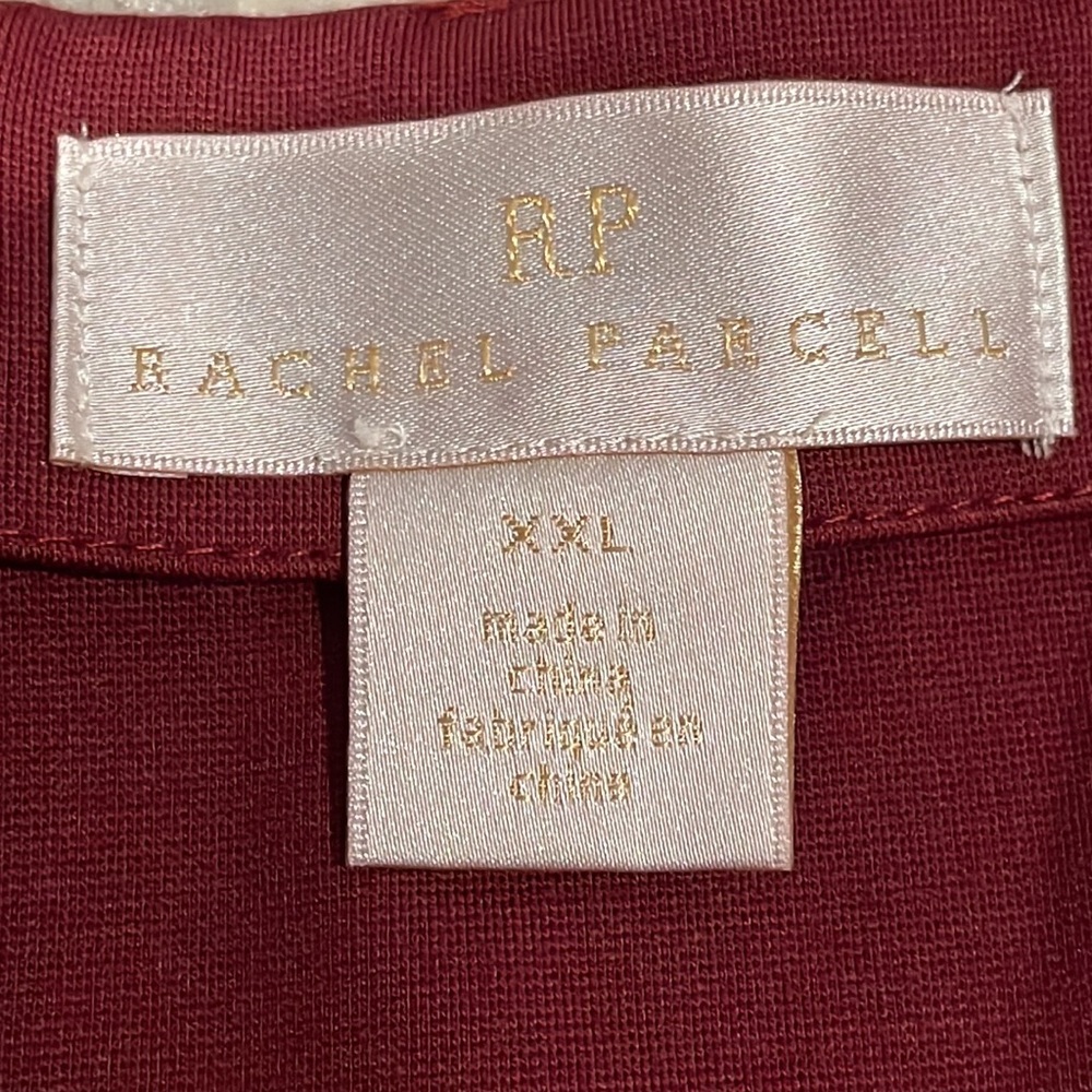 SOLD - NWT Rachel Parcell Square Neck Fit & Flare Dress in Red Cordovan Sz XXL - Picture 12 of 16
